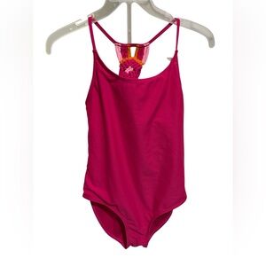 Kids Pink One Piece Swimsuit